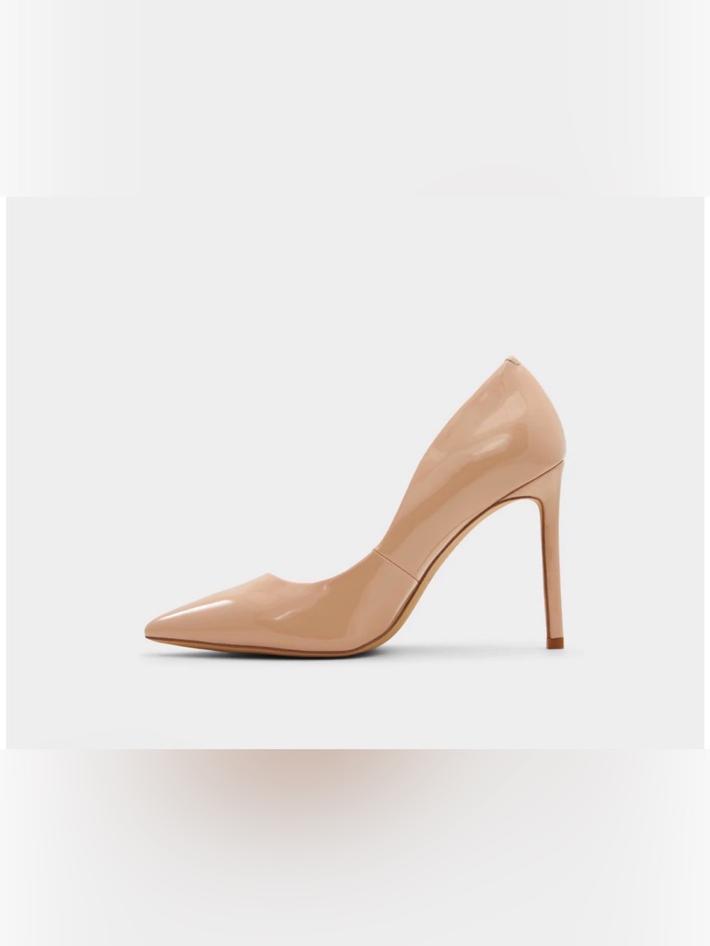 Aldo Stessty2.0 Nude Patent Pointed-Toe Stiletto Heels - Picture 8 of 10